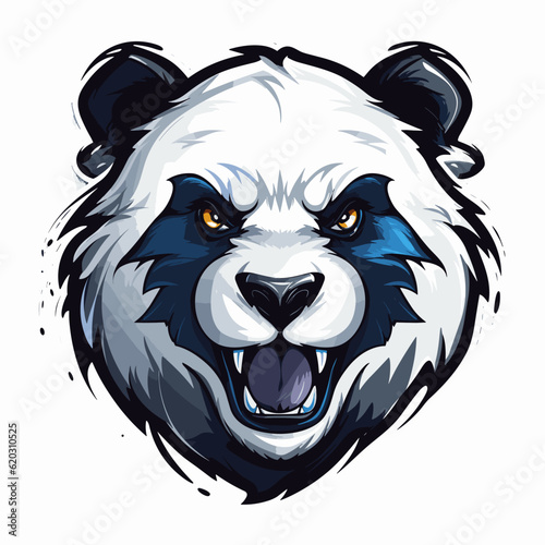 Esport vector logo panda, panda icon, panda head, vector