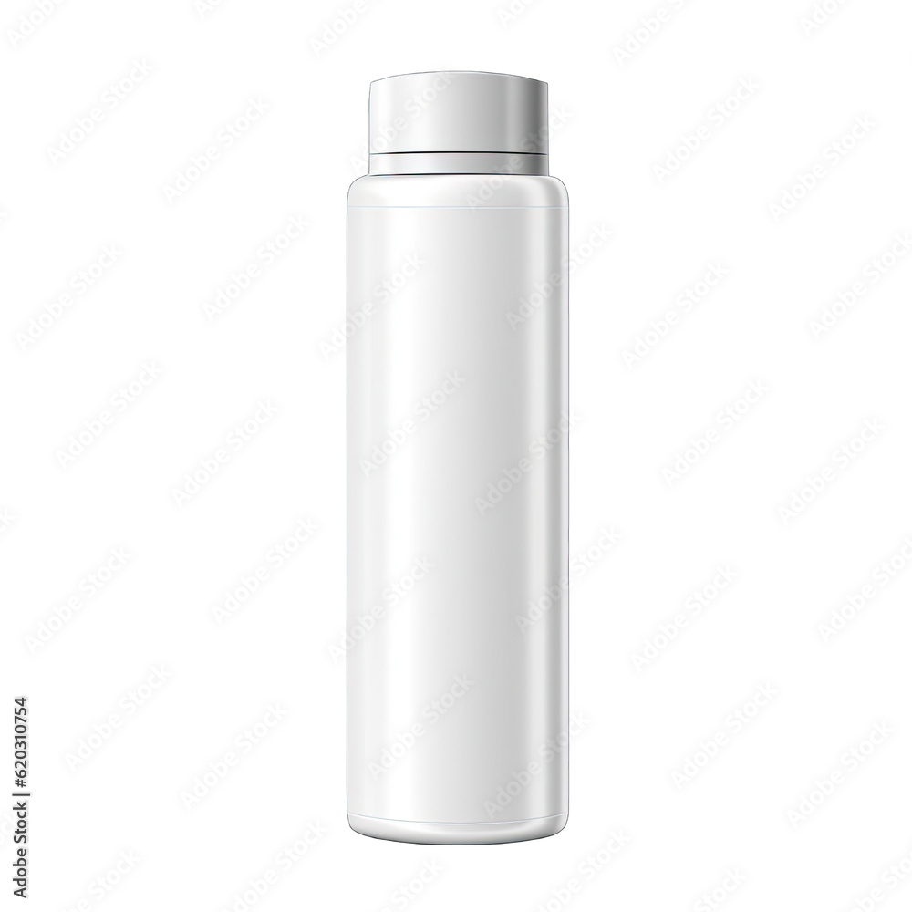 a white plastic bottle, mockup a white plastic bottle, mockup