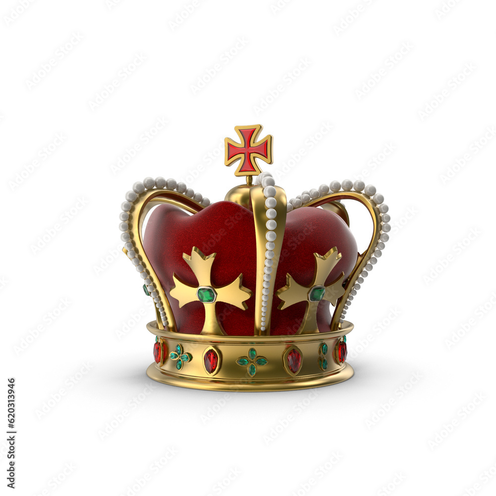 Golden royal crown Golden royal crown