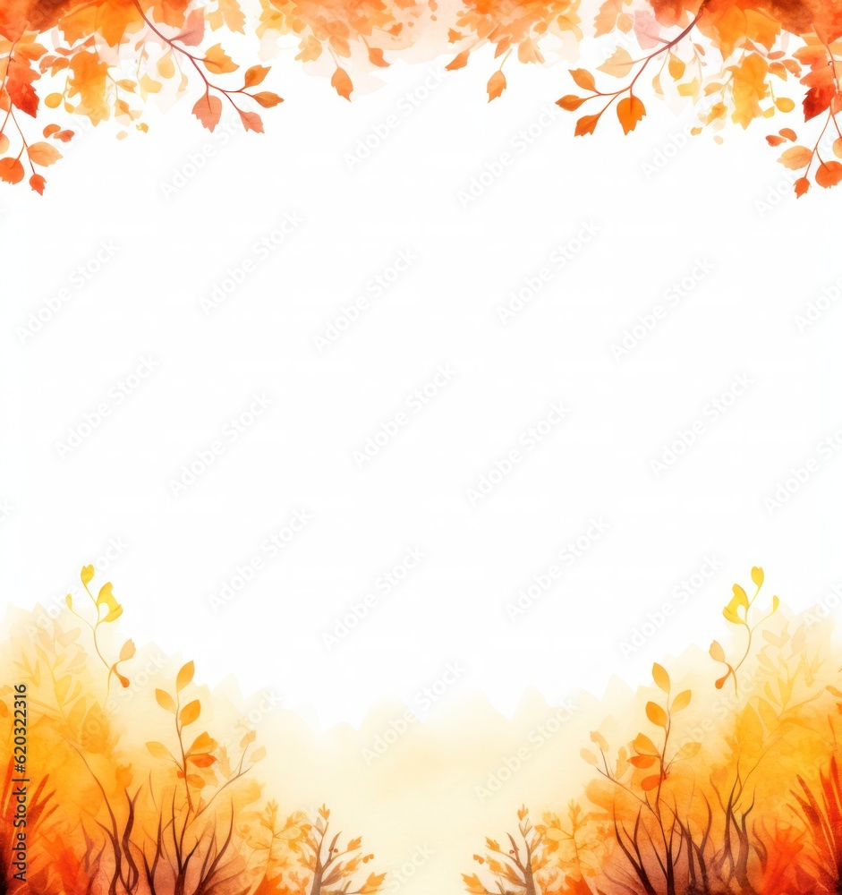 Autum Falling Painting Background. Illustration AI Generative. Autum Falling Painting Background. Illustration AI Generative.