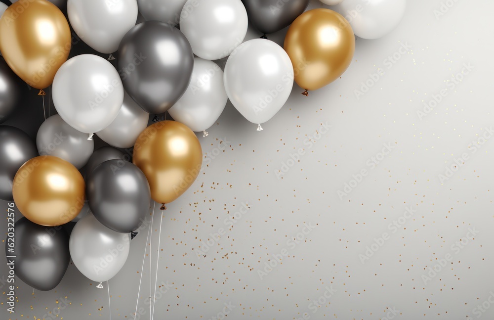 custom made wallpaper toronto digitalBalloon Holiday Background. Illustration AI Generative.