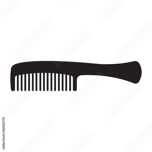 hair comb icon logo vector design template