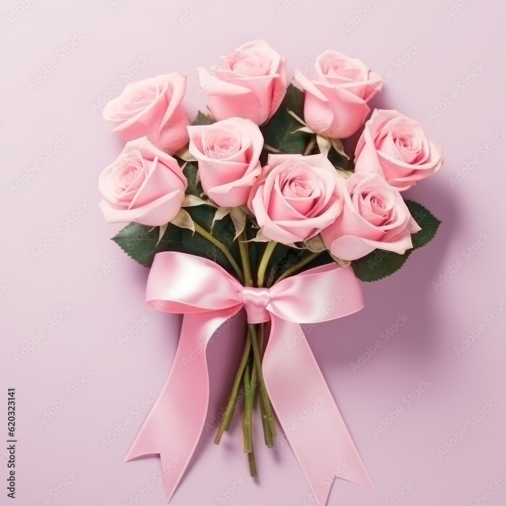 Flower bouquet. Illustration AI Generative. Flower bouquet. Illustration AI Generative.