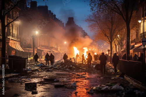 Paris Under Siege: The Clash of Rebellion and Order photo