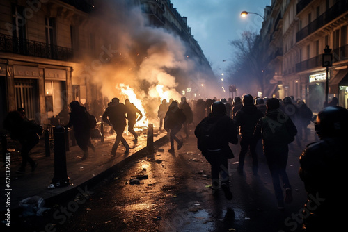 Paris Under Siege: The Clash of Rebellion and Order