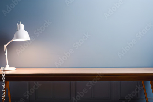 empty modern desk with clean background