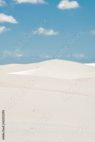 white sand dunes