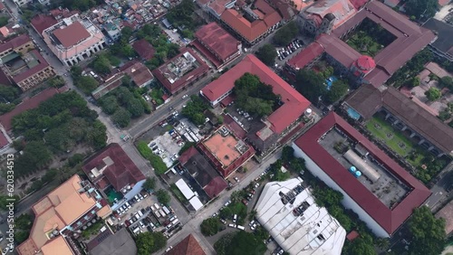 Aerial View Of The Intramuros Area In Manila, Philippines photo