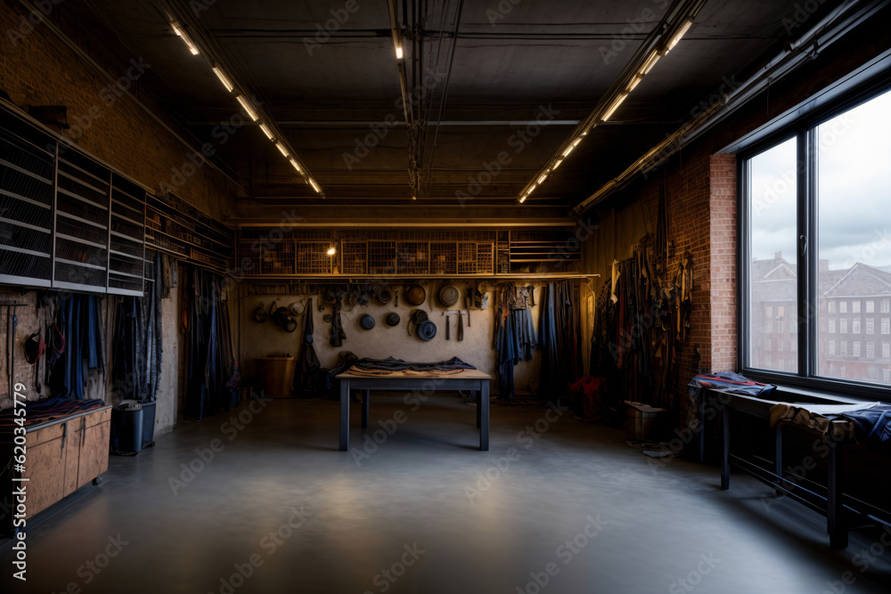 A Room That Has A Table In It A Room That Has A Table In It