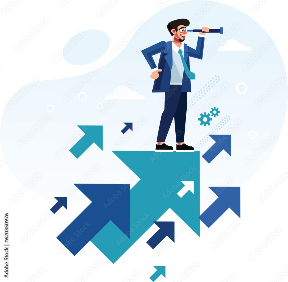 Business vision concept Business vision concept