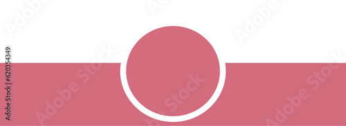 Text banner design for footer and header