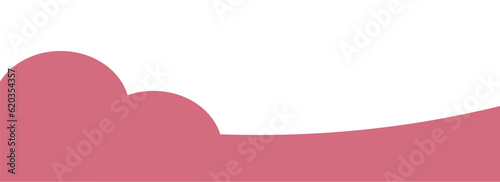 Pink text could for footer and header