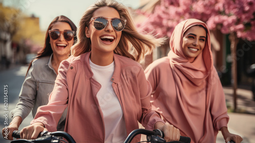 Radiant Bonds: Muslim Youth Embrace Joyful Friendship