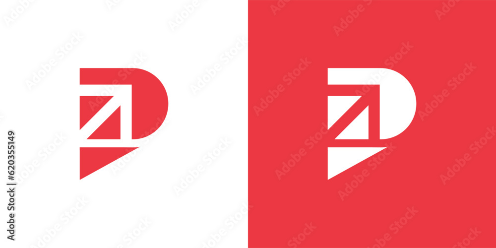 Letter P Business Arrow growth Logo design vector template Letter P Business Arrow growth Logo design vector template