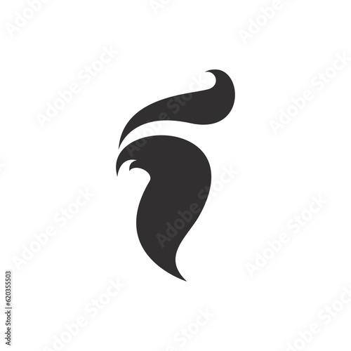 sign of bird logo simple vector icon illustration