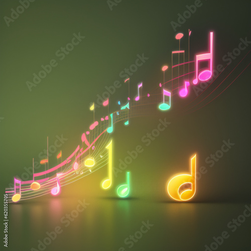 Notas musicais - Papel de parede tema música photo