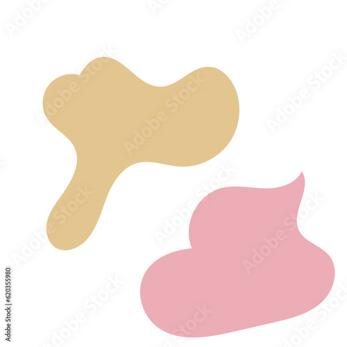 Pastel Abstract Shapes Vectors 