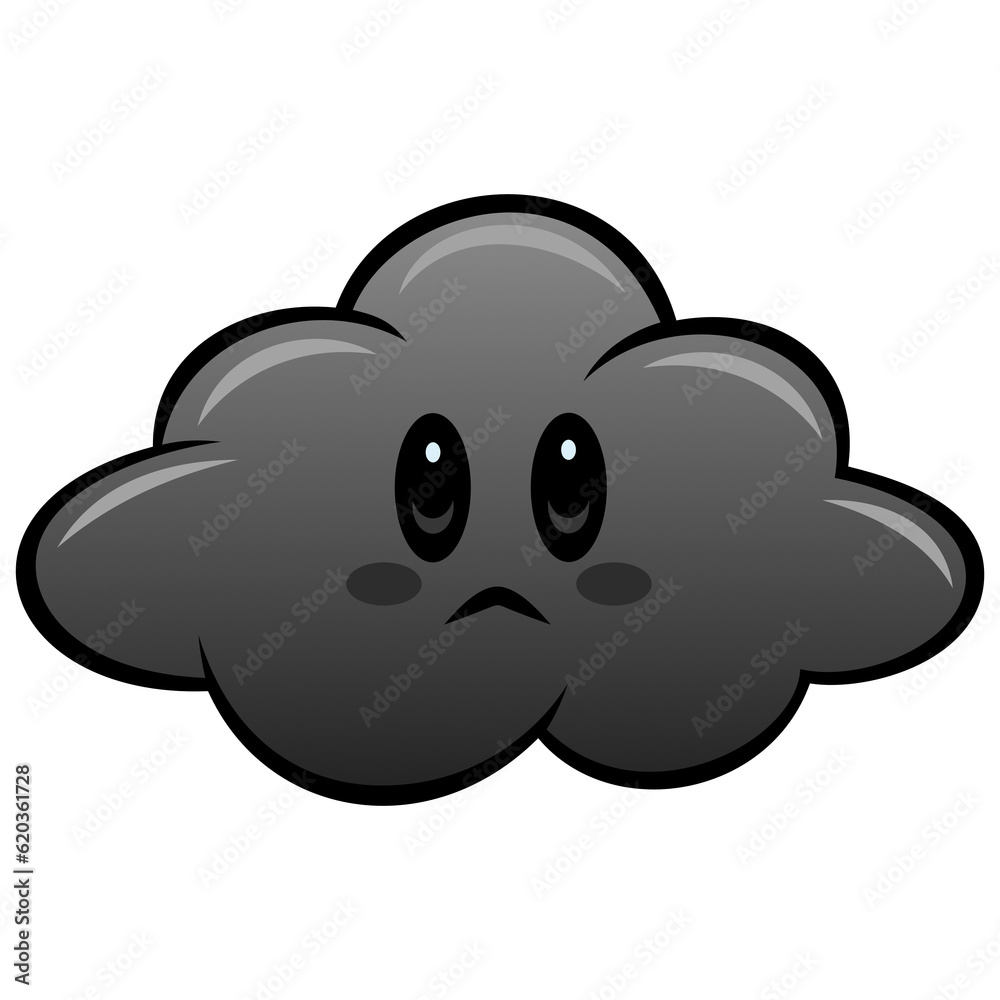 Cloud Dark Grey Cartoon Illustration Art Drawing Cloud Dark Grey Cartoon Illustration Art Drawing