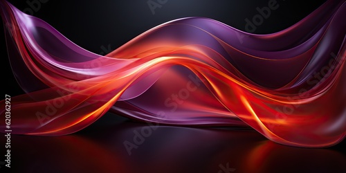 Blue and red energy backgro...
