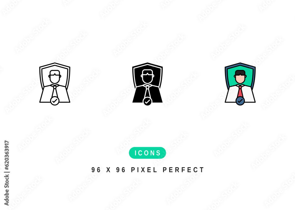 Integrity Icon. Trust Corporate Culture Symbol Stock Illustration. Vector Line Icons For UI Web Design And Presentation Integrity Icon. Trust Corporate Culture Symbol Stock Illustration. Vector Line Icons For UI Web Design And Presentation