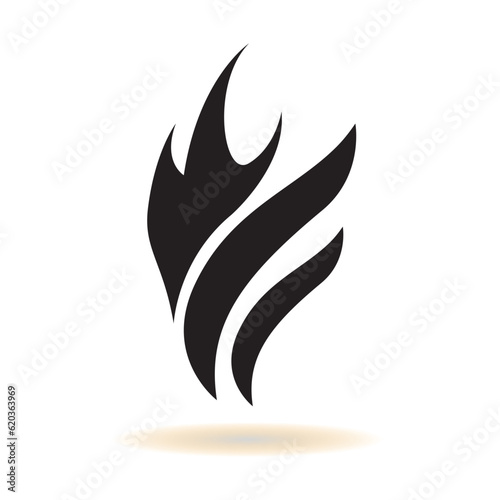 fire, icon, flame, vector, sign, symbol, illustration, danger, flammable, hot, button, design, art, burn, yellow, warning, element, gas, orange, logo, heat, caution, black, face, set photo