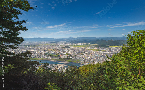 岐阜城天守より城下を望む photo