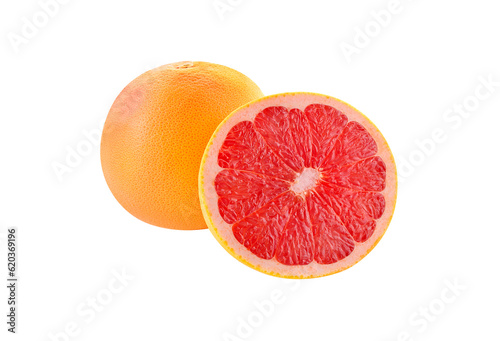 Fresh Grapefruit isolated on transparent png