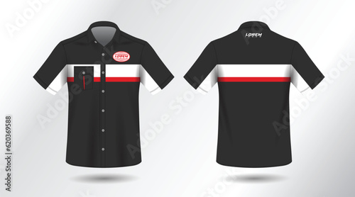 short sleeve work shirt