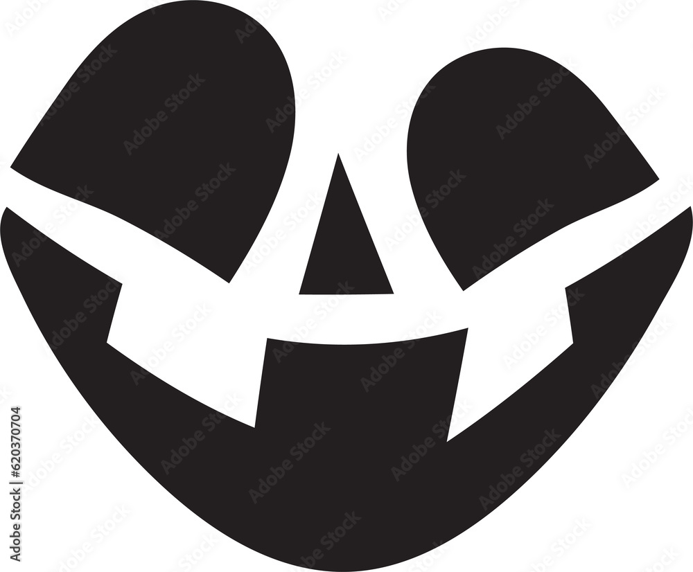 The jack o lantern face for halloween content The jack o lantern face for halloween content