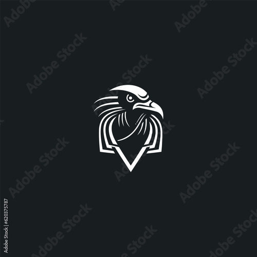 Horus logo design vector illustration