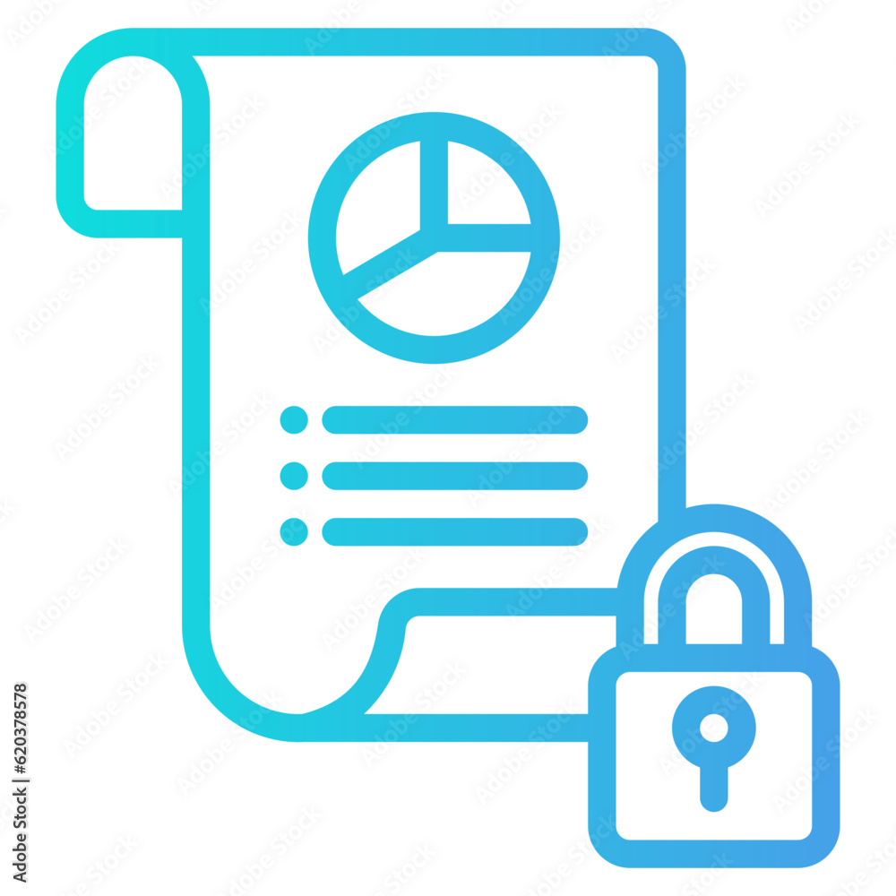 Data protection icon in gradient style, use for website mobile app presentation Data protection icon in gradient style, use for website mobile app presentation