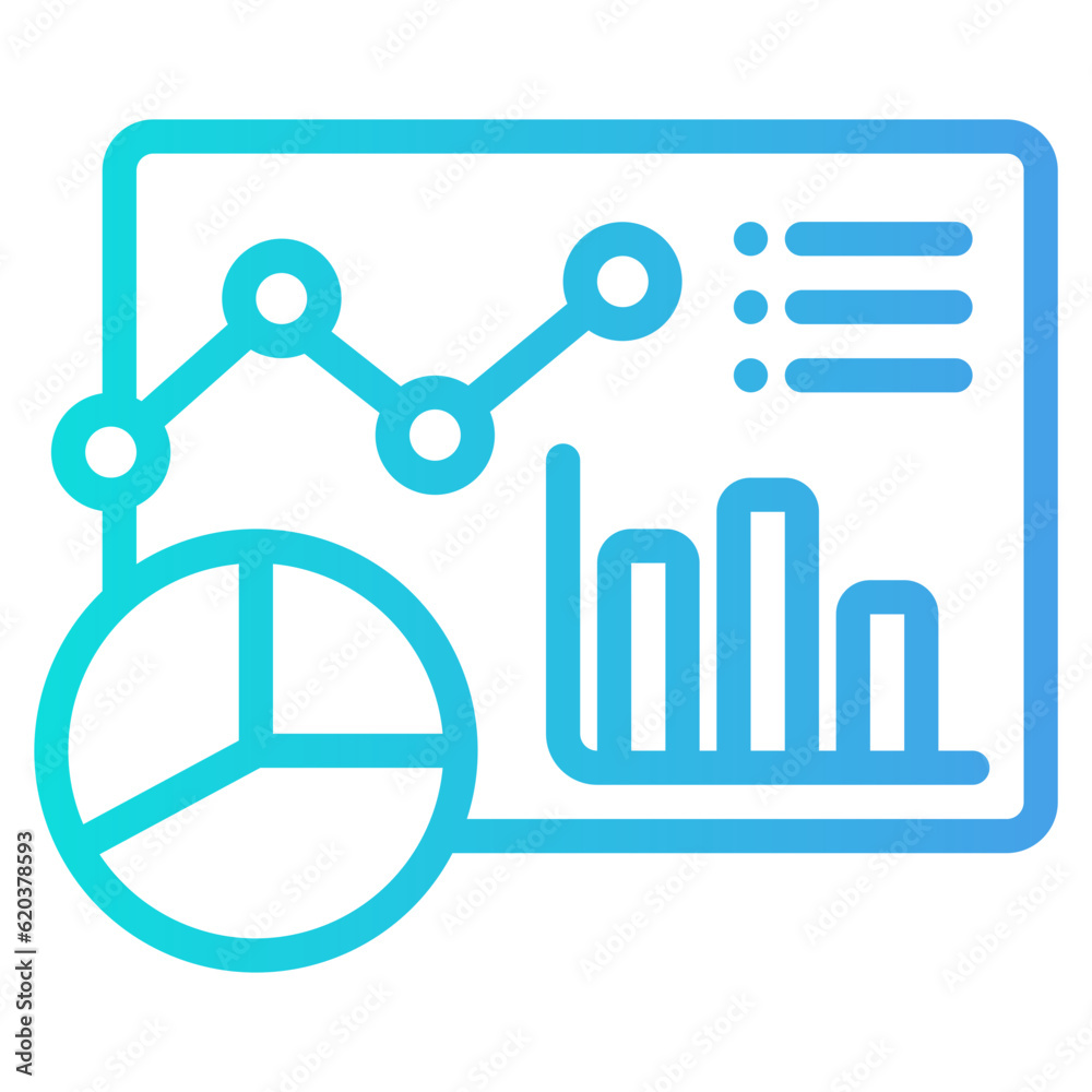 Dashboard icon in gradient style, use for website mobile app presentation Dashboard icon in gradient style, use for website mobile app presentation