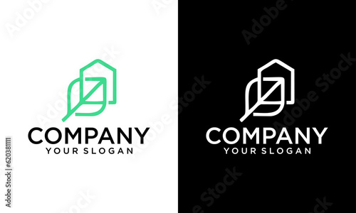 Abstract real estate agent logo icon vector design. Rent, sale of real estate vector logo, House cleaning, home security, real estate auction, grass cutting. Vector building logo concept.