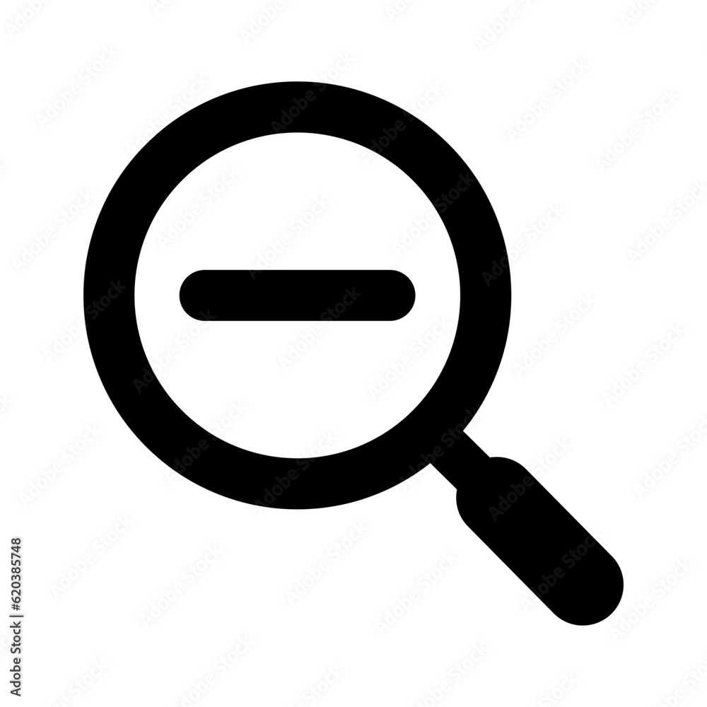 Zoom out icon, zoom out vector icon flat trendy style isolated on white background. Zoom out icon, zoom out vector icon flat trendy style isolated on white background.