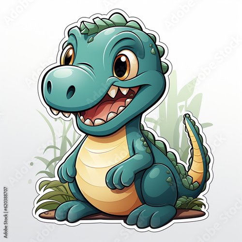 cute alligator Sticker