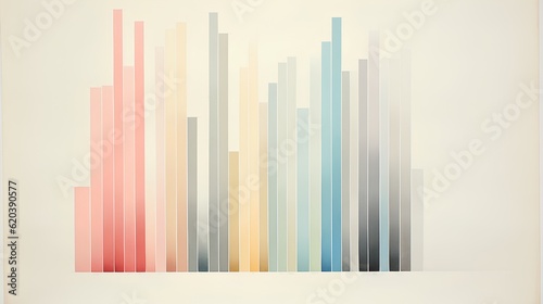 An abstract artistic depiction of data chart  symbolizing the vastness and complexity of data science. Data analytics and its inherent blend of science and creativity. Generative AI