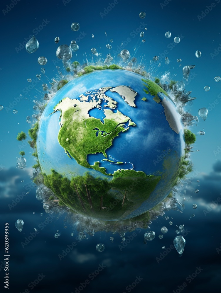 World ozone day background, generative ai World ozone day background, generative ai