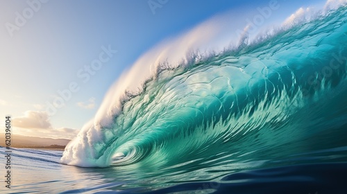 ocean waves rolling