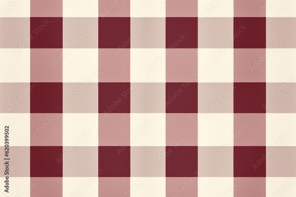 Minimalist Gingham Pattern Background, Generative AI