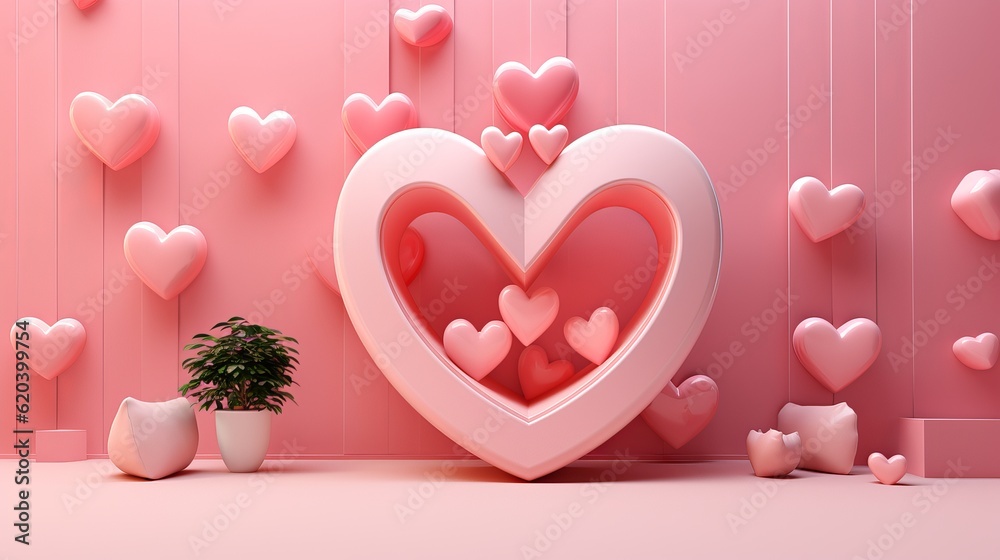 valentine's day and qixi festival background image