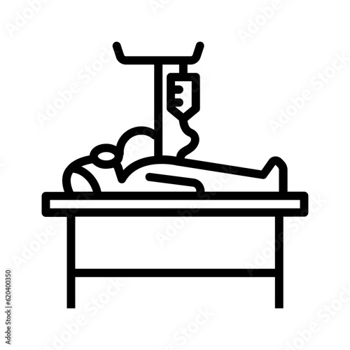 Black line icon for Critical