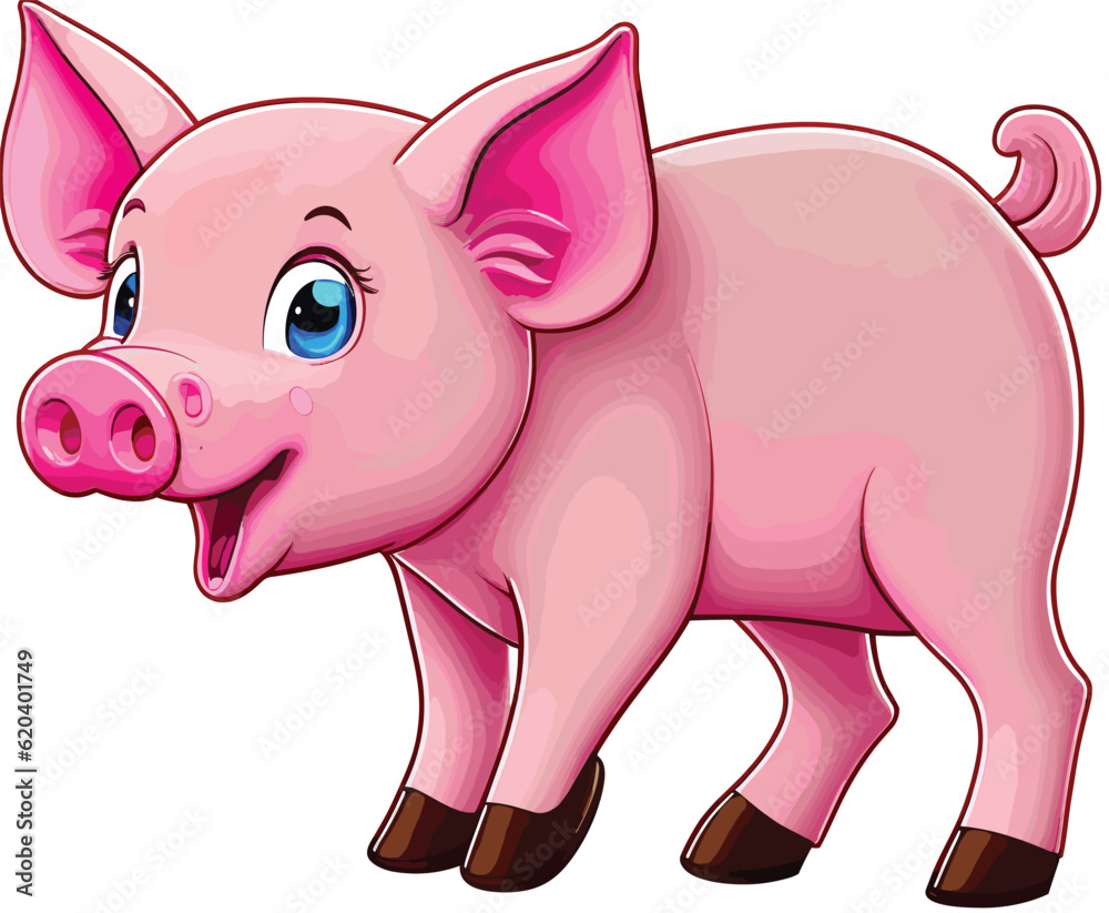 Obraz premium pig cartoon