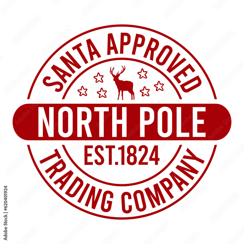 Santa Approved North Pole Est.1824 Trading Company Svg Santa Approved North Pole Est.1824 Trading Company Svg