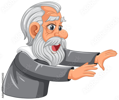 Bangkok, Thailand May 12, 2023. Galileo Galilei cartoon character
