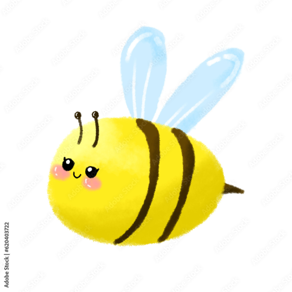 Bee cute watercolour 