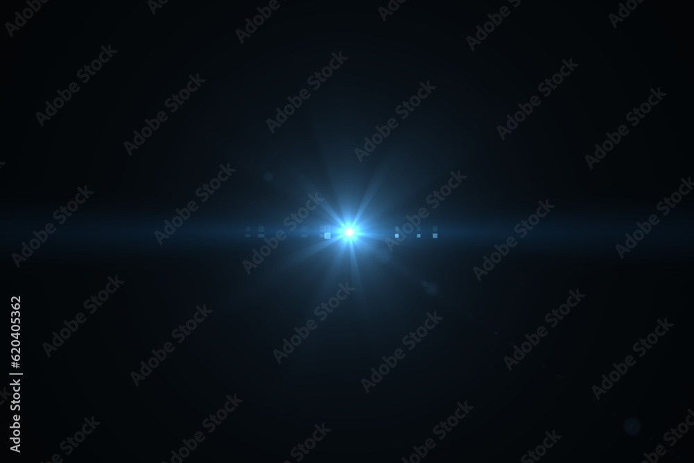 Natural, Sun flare on the black background Natural, Sun flare on the black background