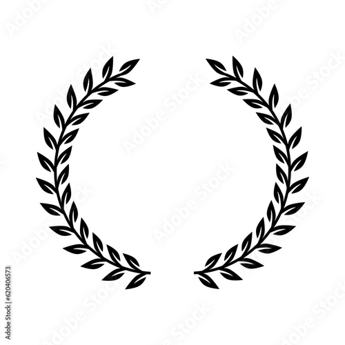 laurel wreath vector logo template