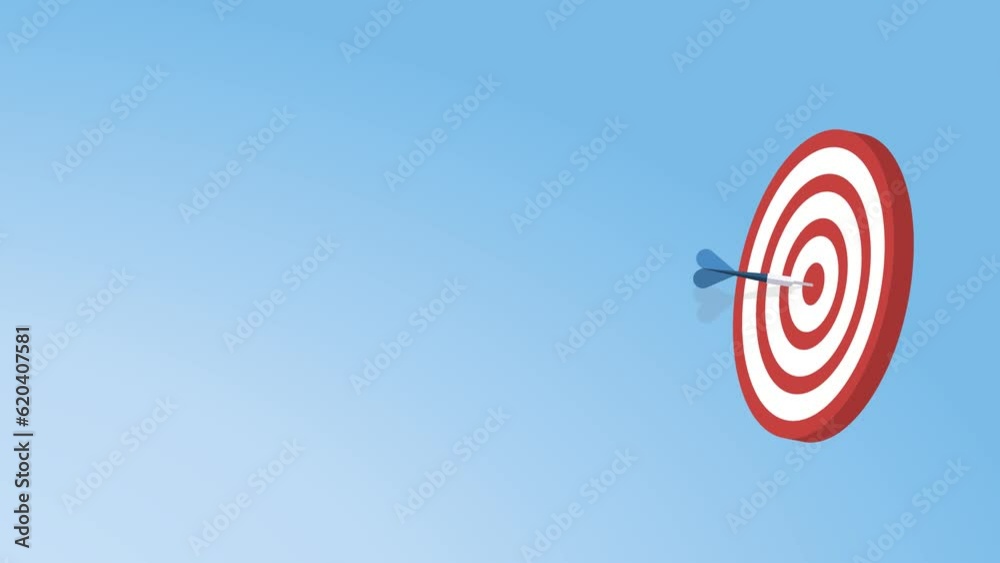 Dart Hitting Center Of Target Dart Hitting Center Of Target
