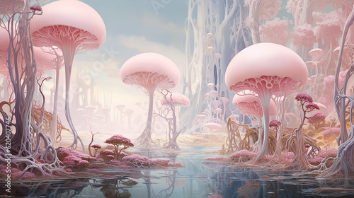 The Surreal Forest of Fungi photo