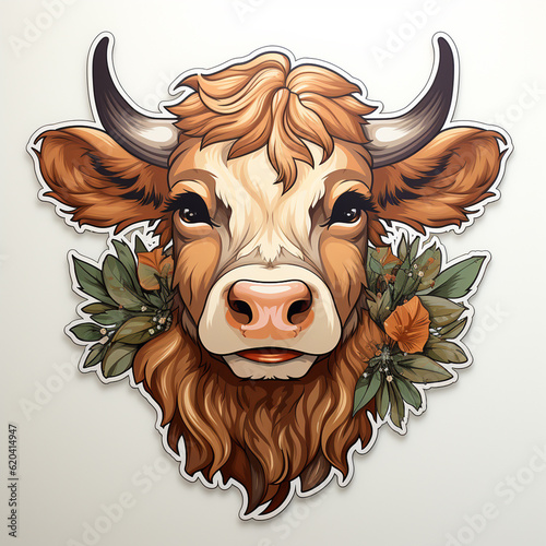 cute bull Sticker